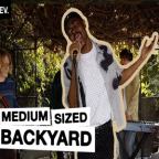 Album artwork for MEDIUM SIZED BACKYARD by jev.