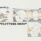 Album artwork for *FLUTTERS AWAY* by Operelly