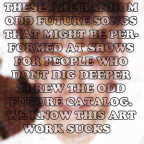 Album artwork for 12 Odd Future Songs by Mike G