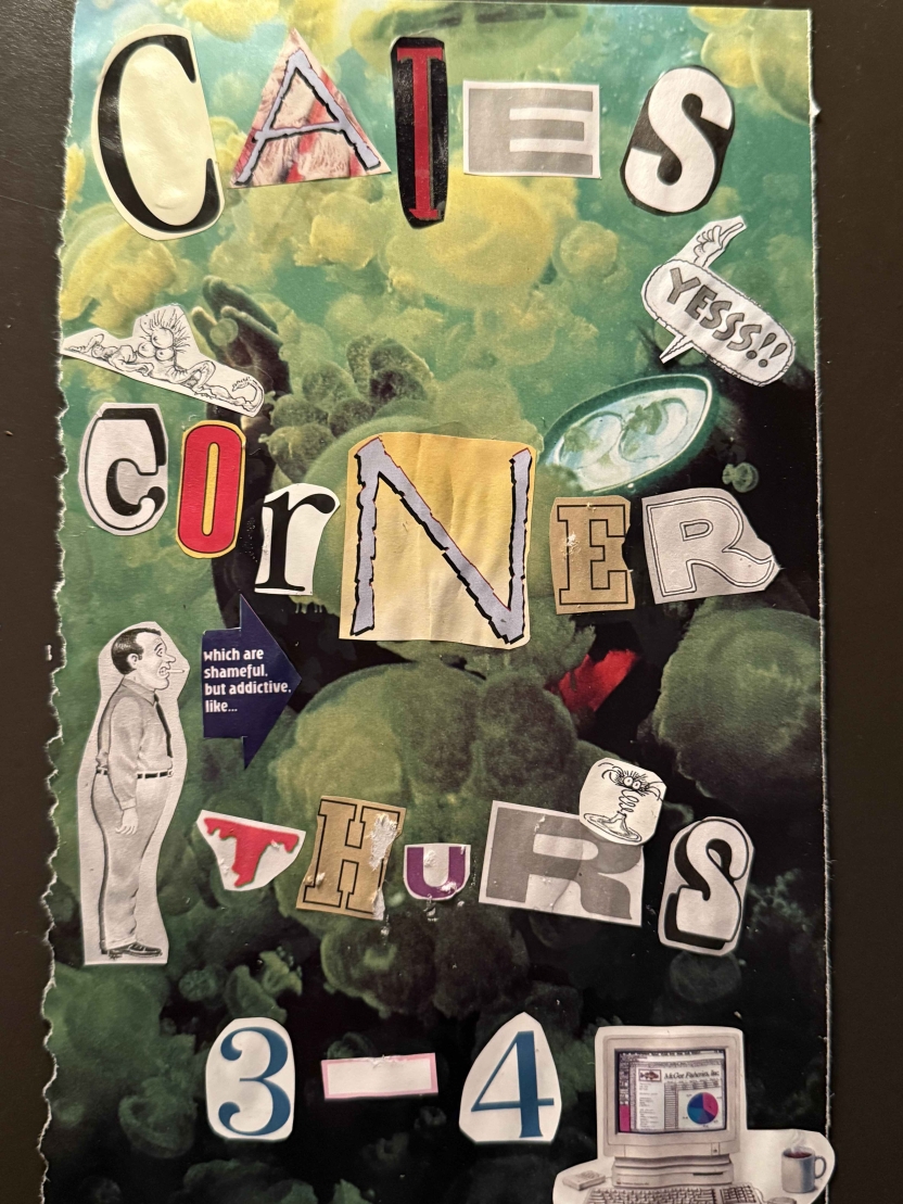 Cate's Corner Thursday 3-4pm, best time of the week!